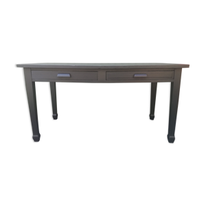 Table en chêne patinée