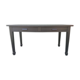 Patinated oak table