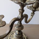 Pair of bronze candlesticks