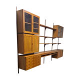 Vintage teak wall unit by HG mobel Denmark