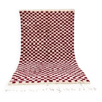 Grand tapis berbère authentique en laine pure 2.5x1.5 m