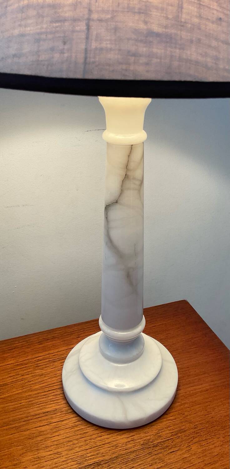 Vintage marble lamp from the 70s