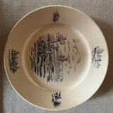 Lot de 4 assiettes  Longchamp  anciennes