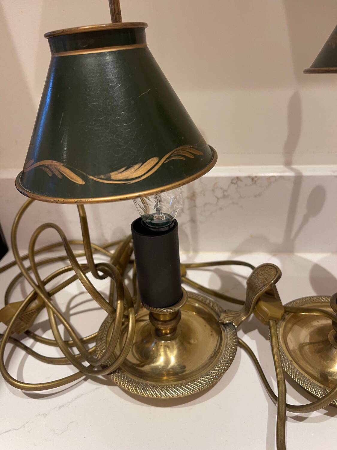 Hot water bottle lamps