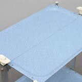 Vintage 1980s folding rolling table