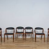 Model 31 Dining Chairs by Kai Kristiansen for Schou Andersen, Denmark, 1960s, Set of 6