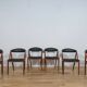 Model 31 Dining Chairs by Kai Kristiansen for Schou Andersen, Denmark, 1960s, Set of 6