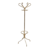 Vintage gold metal coat rack 1960