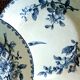 Sarreguemines set of 6 dessert plates model blue favorite