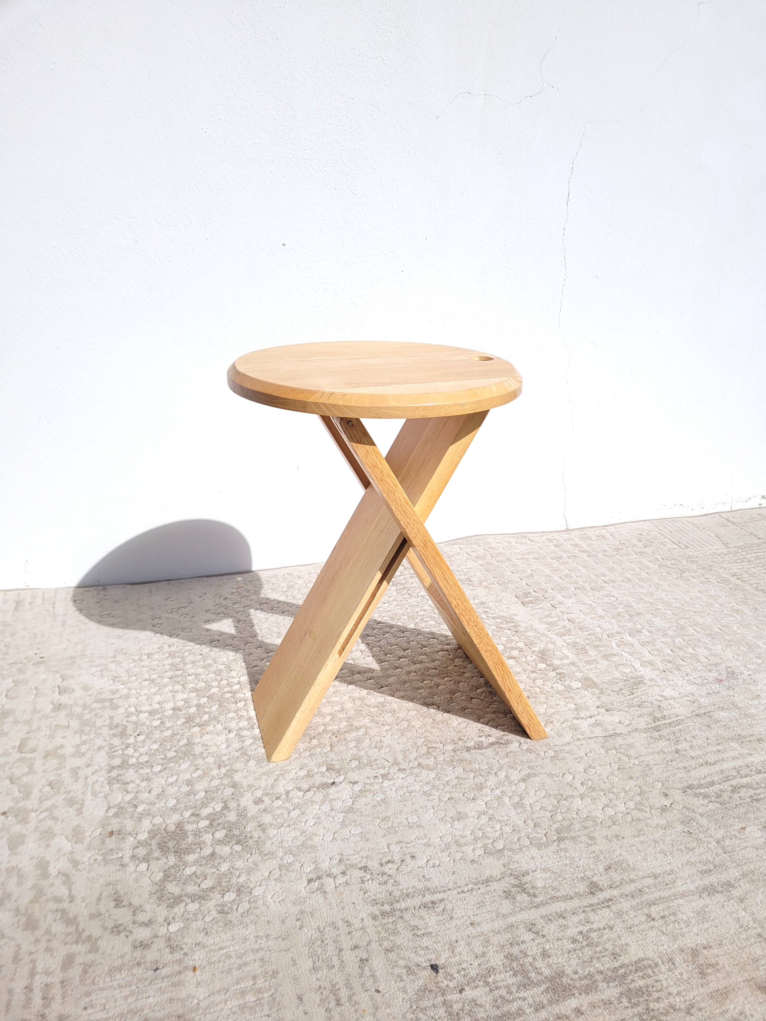 Suzy low folding stool 1980