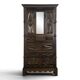 Coat rack in oak in the spirit of Dudouyt.