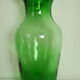 Thick glass vase from Italy, vintage.