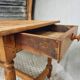 Antique French table farm dining table 19th century 73 x 201 cm