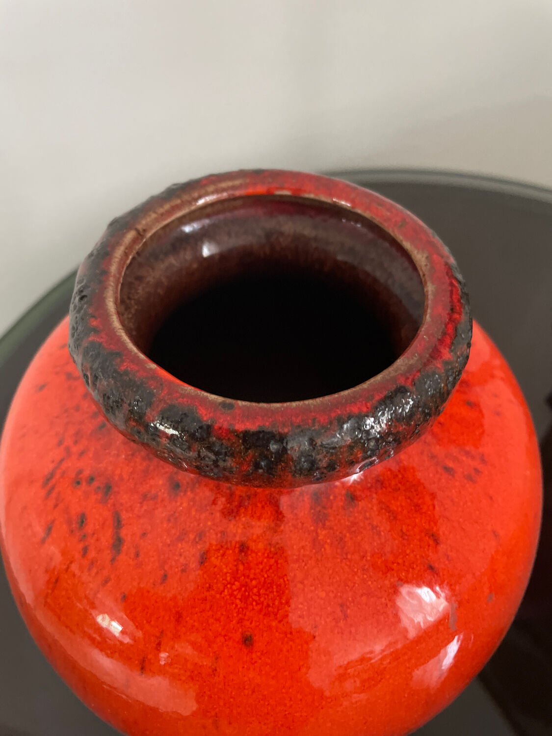 Vintage ceramic vase 1970