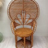 Fauteuil Emmanuelle rotin