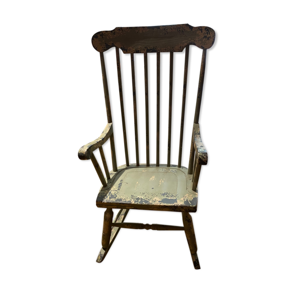 Rocking chair vieilli