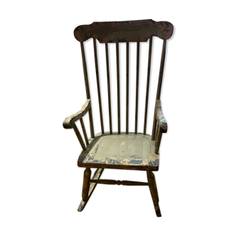 Aged rocking chair