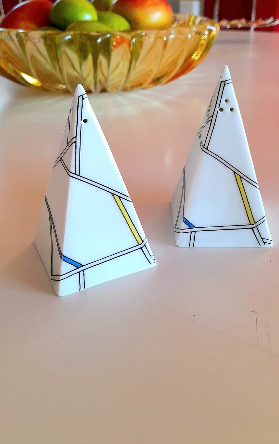 Salt and pepper shakers, Memphis 1980.