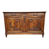 Louis XVI style sideboard in solid walnut around 1880