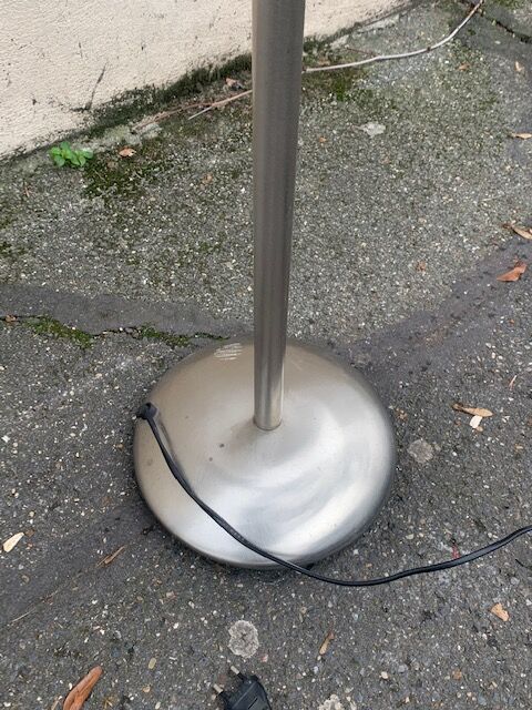 Vintage 3-spoke floor lamp JAR