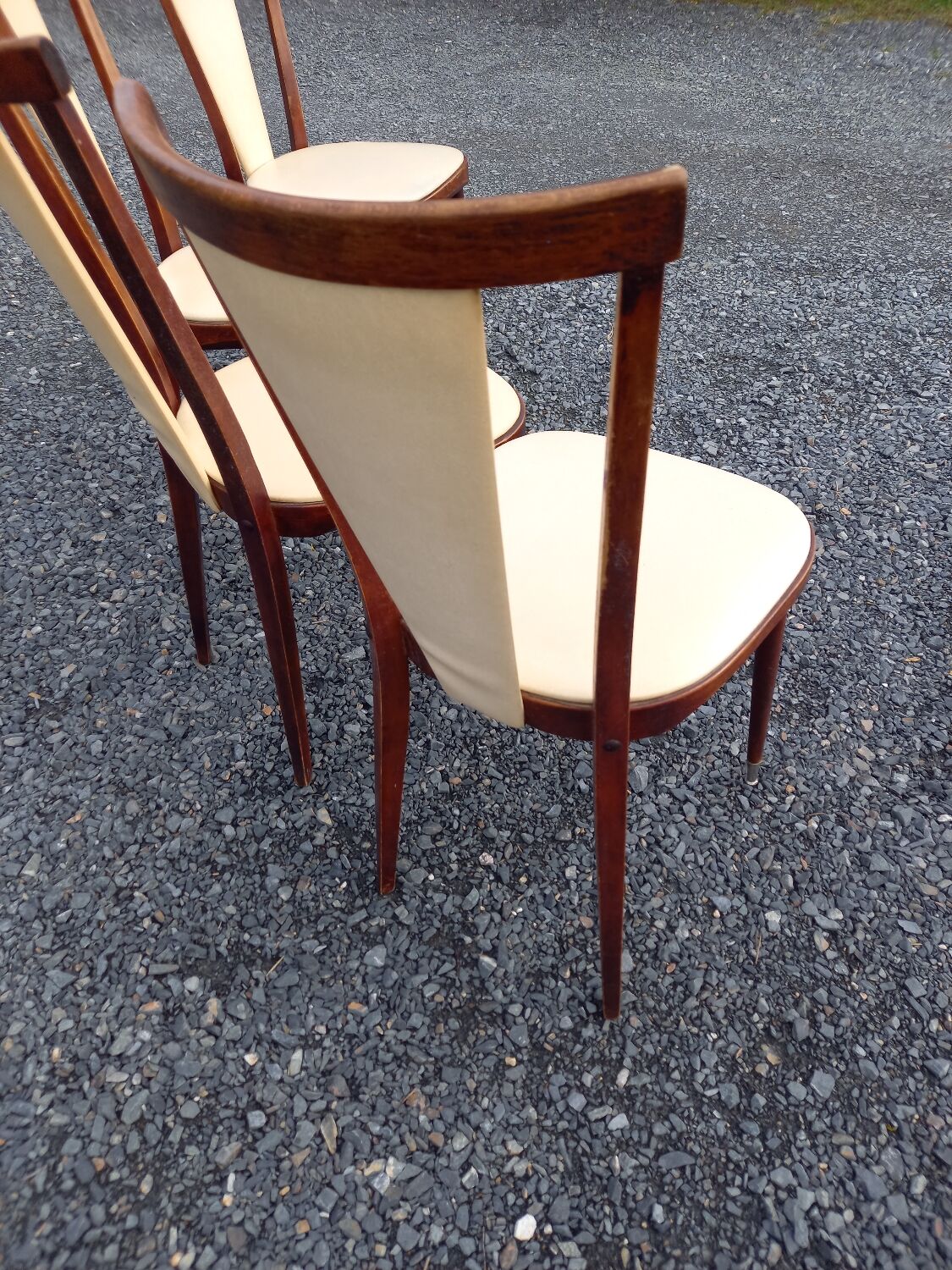 4 vintage chairs Palma Baumann 1970