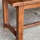 Grande table de ferme - 2 bancs - 2 rallonges 