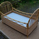 Rattan children's bed