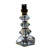 Pied de lampe en cristal