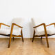Pair of mid century armchairs