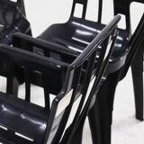 Set of 4 Boston Chairs by Pierre Paulin for Henry Massonnet France 1980s