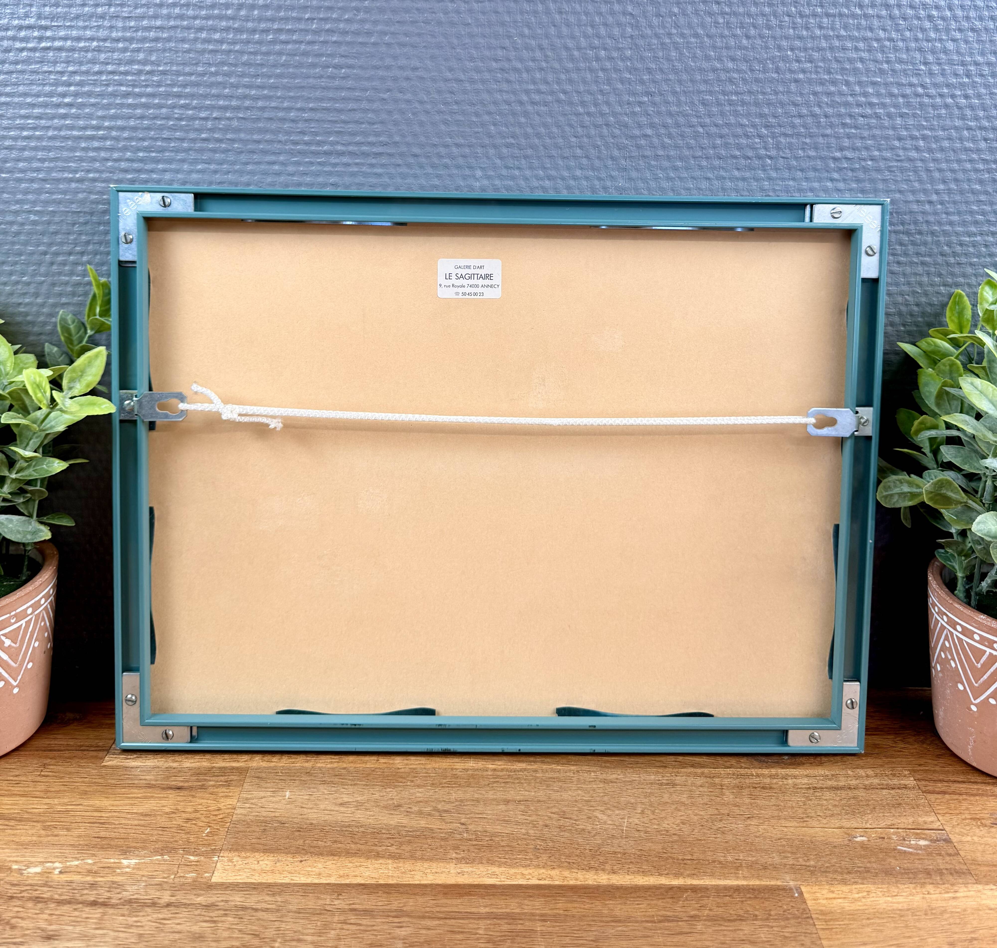 Silkscreen by Georges Roudneff – numbered print 71/80 – framed