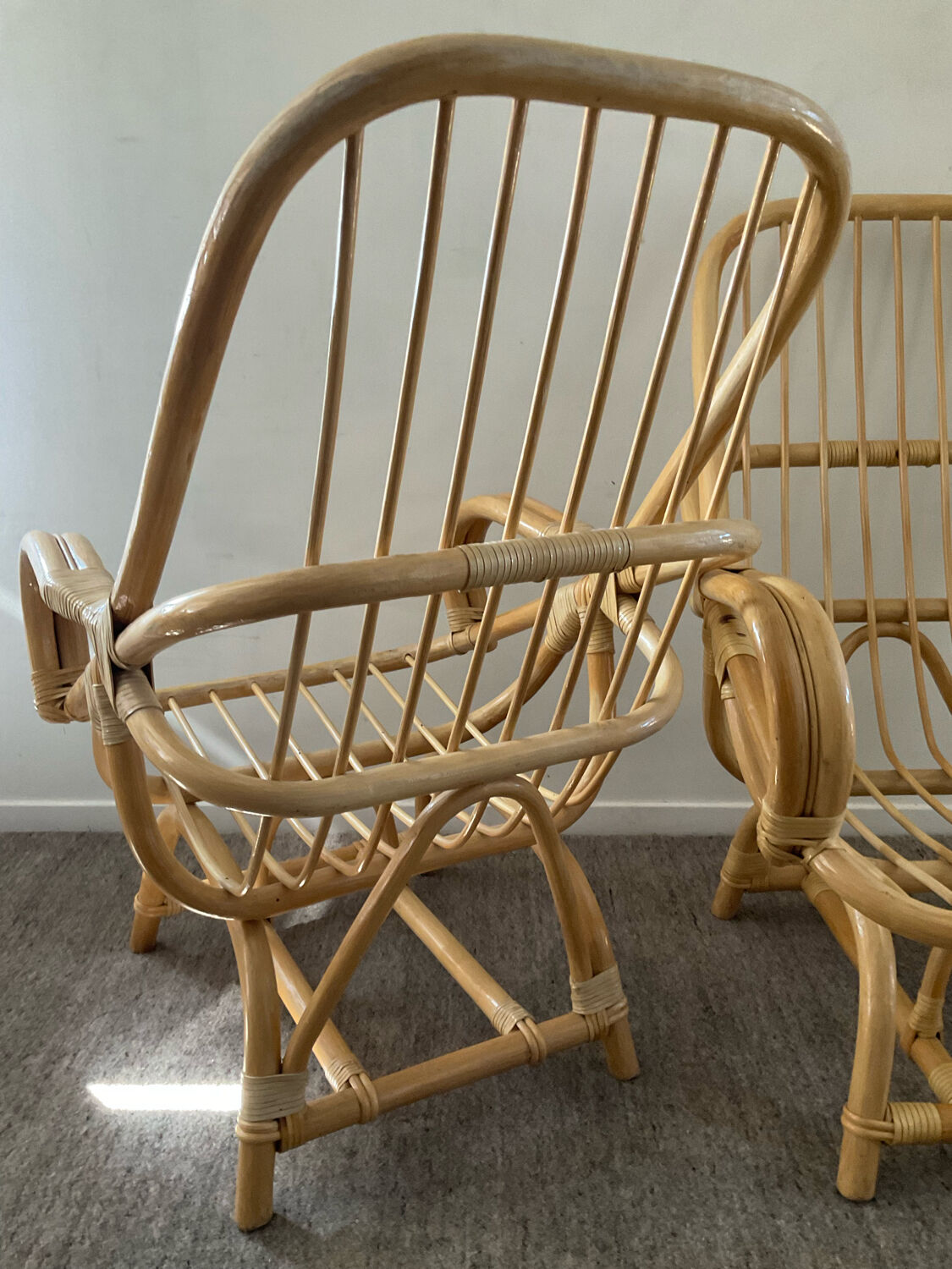 Rattan ensemble from the 70s