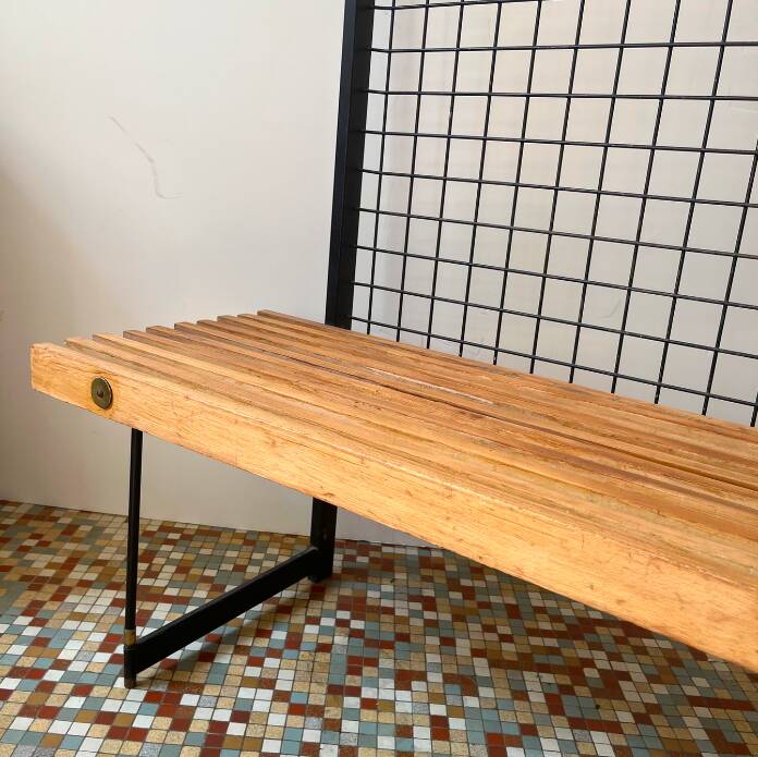 Vintage entrance bench wardrobe