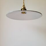 Workshop suspension in enamelled sheet metal