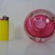 Pink Sommerso Murano Glass Ashtray, Italy, 1960s