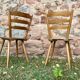66 Scandinavian chairs or vintage wooden bistro