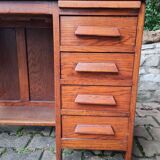 30s solid wood children's desk with 4 drawers and extensions