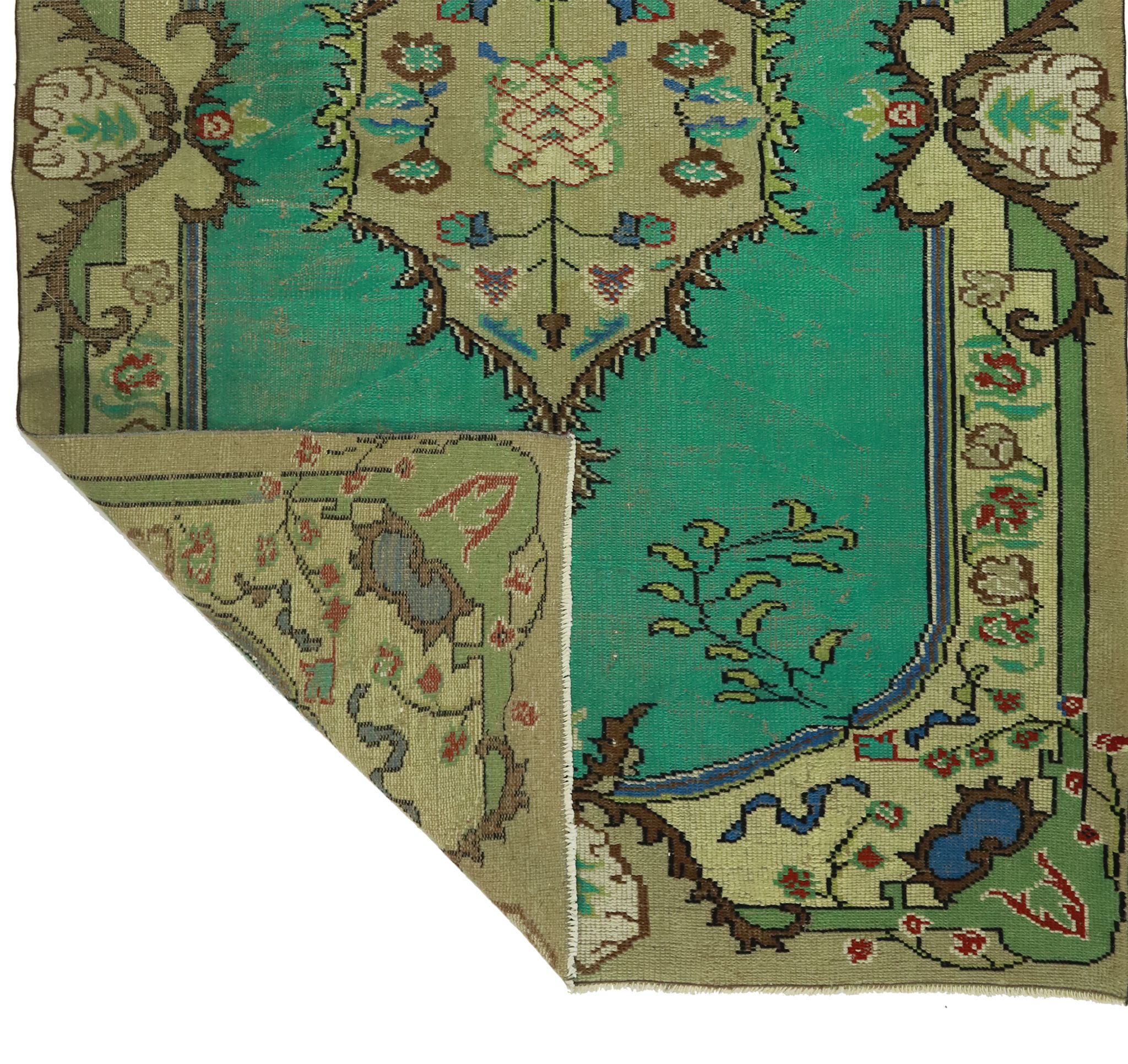 Anatolian handmade vintage rug 272 cm x 169 cm