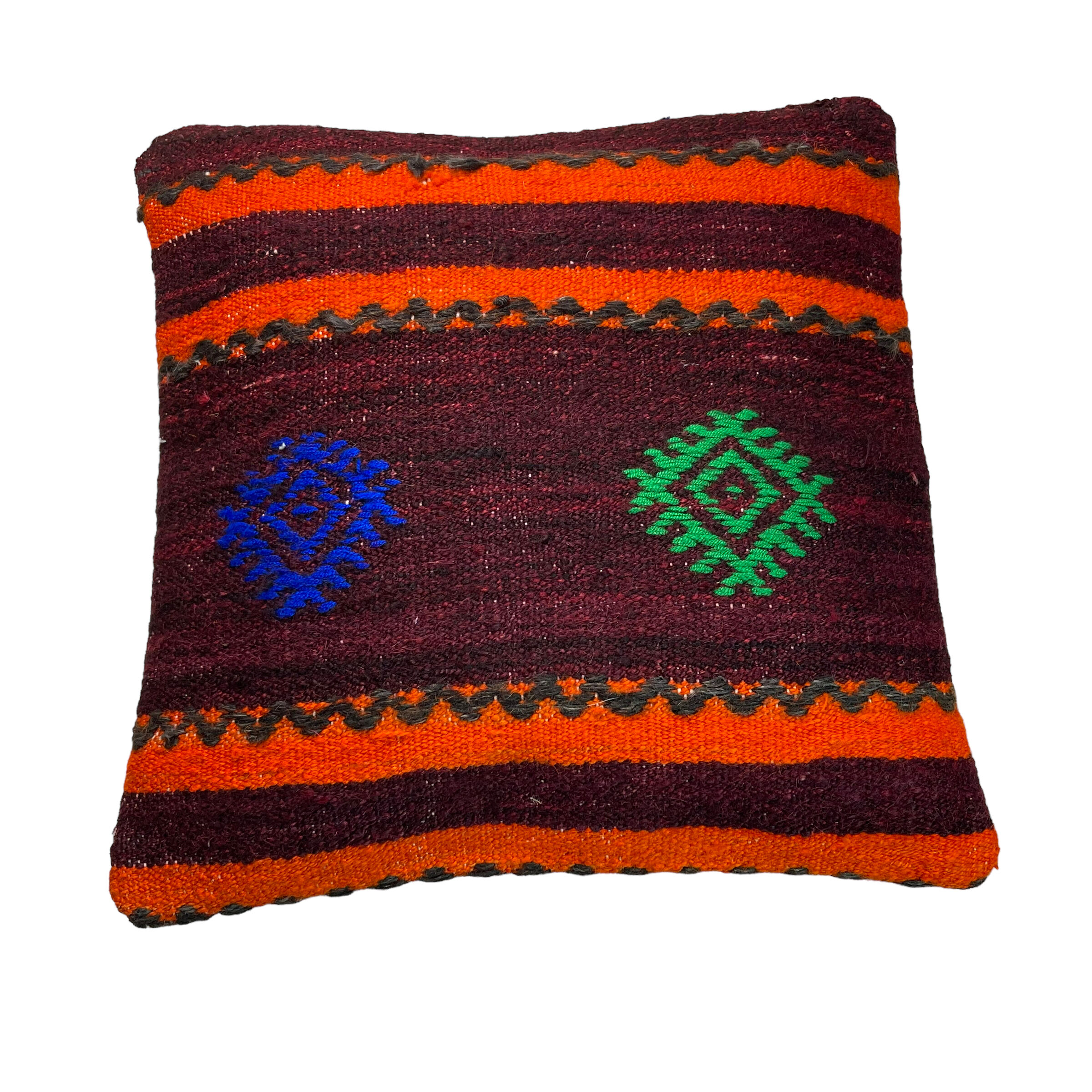Vintage turkish Kilim cushion cover 40x40cm
