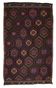 Turkish Kilim Yuruk Vintage 184x310 cm Geometric Red Green Pink