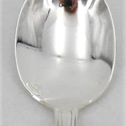 Christofle Vendome model 6 spoons, ice scoops, in silver-plated metal, 12.7 cm