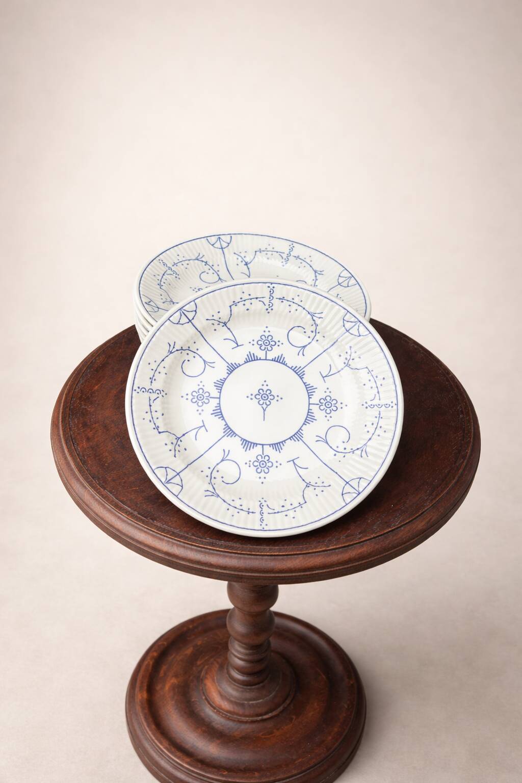 Set of 11 Royal Boch plates – Copenhagen blue decor – Belgian earthenware – Ø