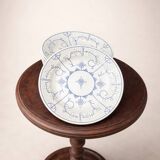 Set of 11 Royal Boch plates – Copenhagen blue decor – Belgian earthenware – Ø