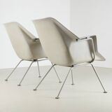 Rare Pair of Early 416 Chairs by Wim Rietveld & Andere Cordemeyer for Gispen 1957