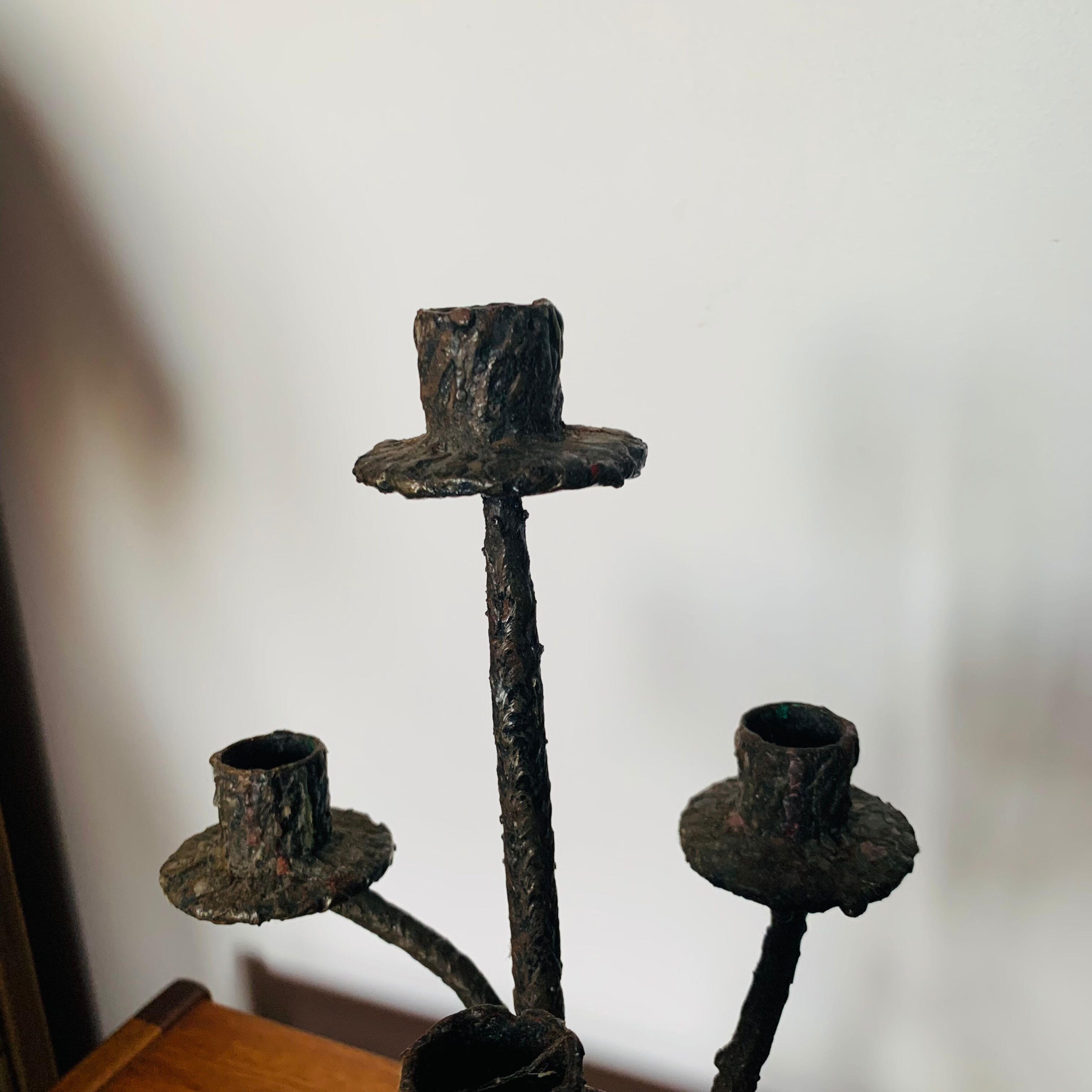 Brutalist candle holder