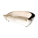 Fairy-tale kidney bean beige velvet sofa, italy