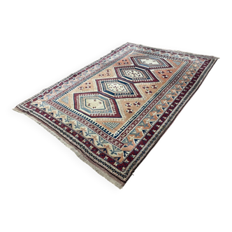 Large handmade wool Iranian carpet