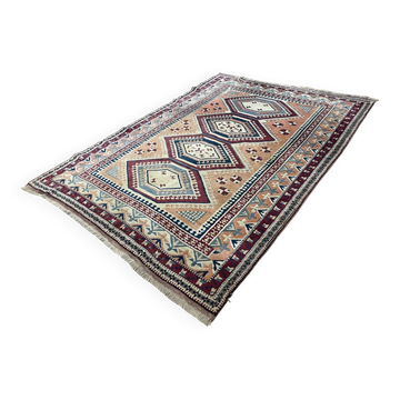 Large handmade wool Iranian carpet