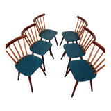 Set of 6 vintage bistro chairs