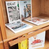 Bibliothèque de notaire vintage
